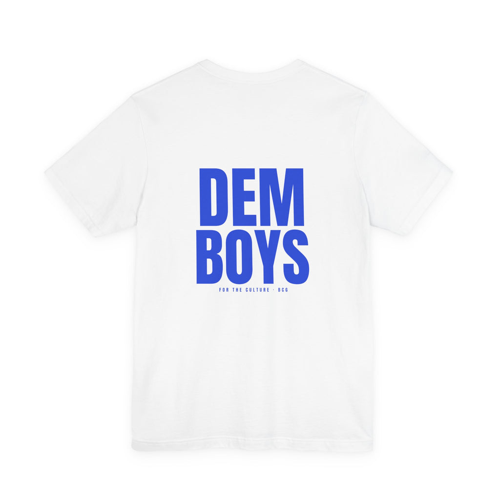 DEM BOYS Tee – BCG Royal (White)