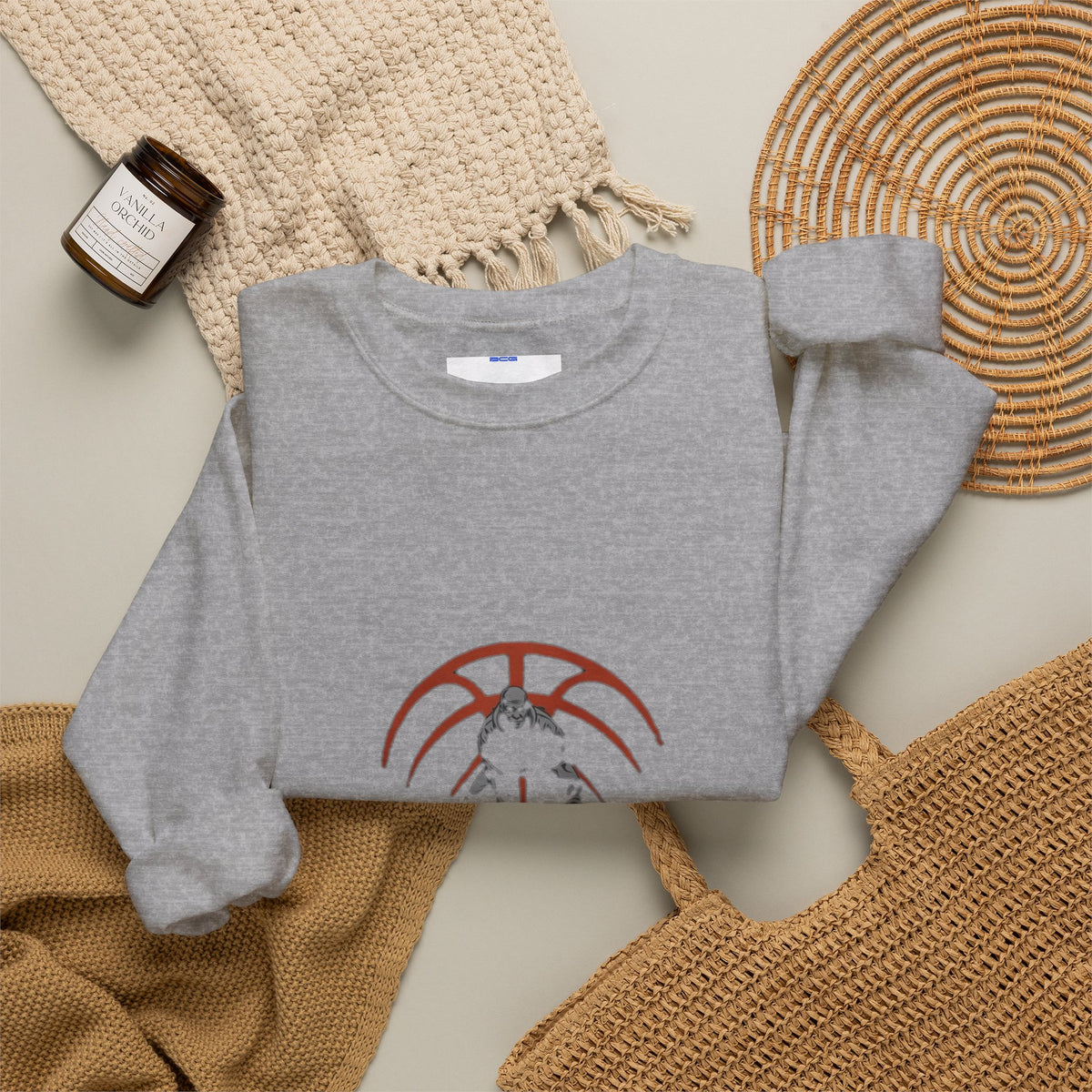 Basketball Chain Logo Crewneck Sweatshirt