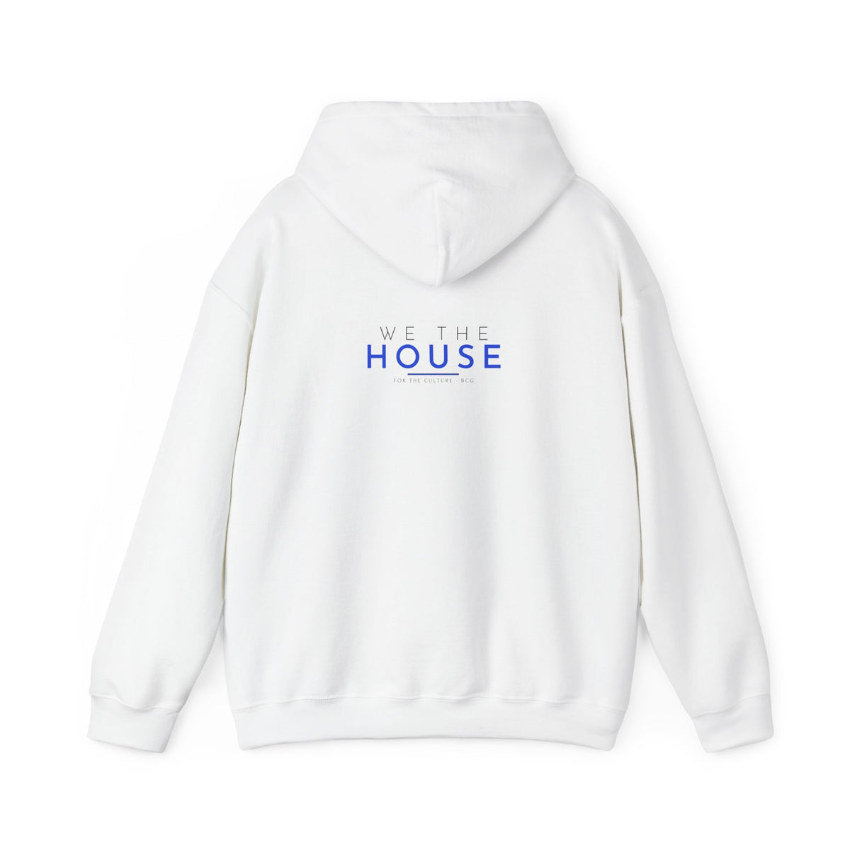 We The House Hoodie – Architectural Stack (White)