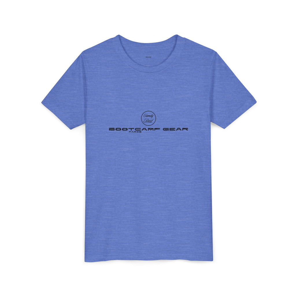 Family First Tee – Paris (Heather Columbia Blue) – Youth
