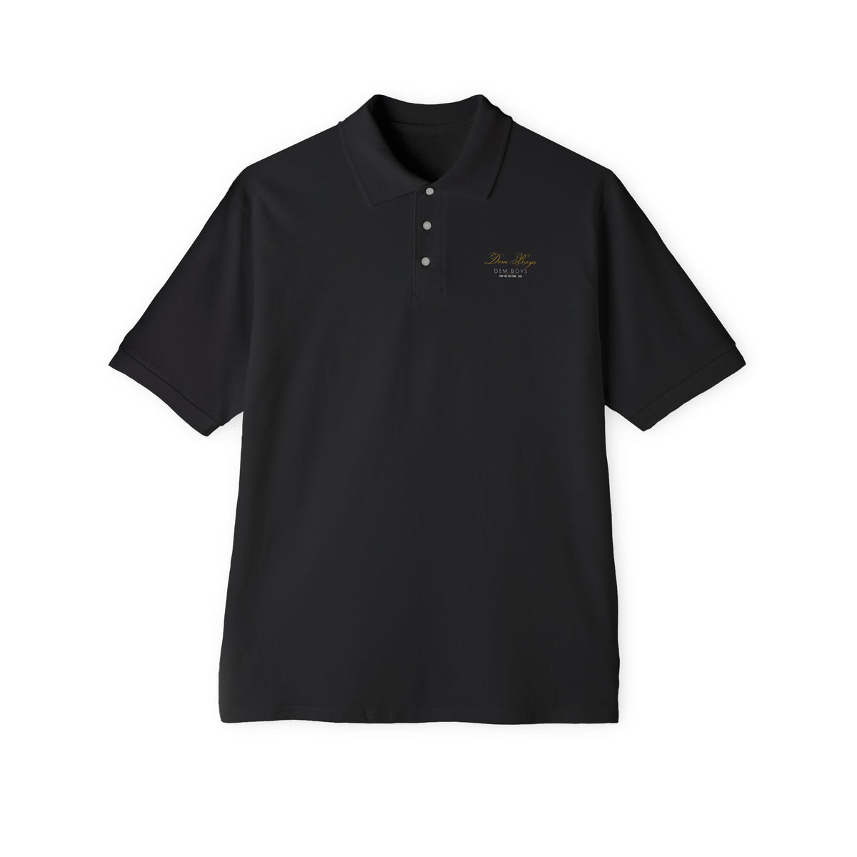 Dem Boys Polo – The Copperplate – Black