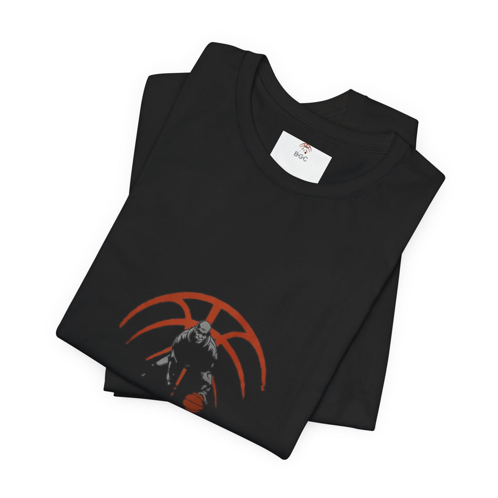 Basketball Chain Logo Tee — 'BCG' Graphic Sports T-Shirt