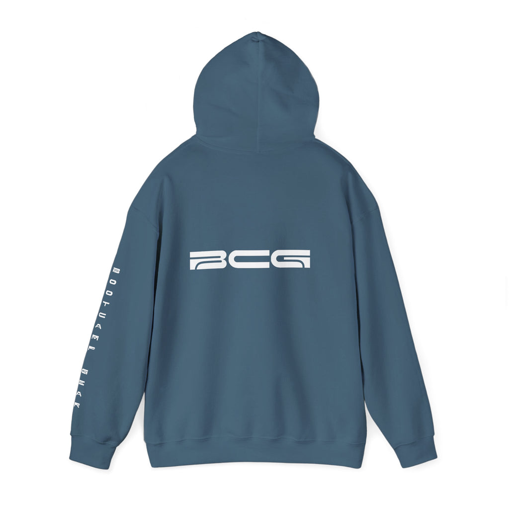ML Hoodie – Bootcamp Gear Sleeve Stack (Indigo Blue)