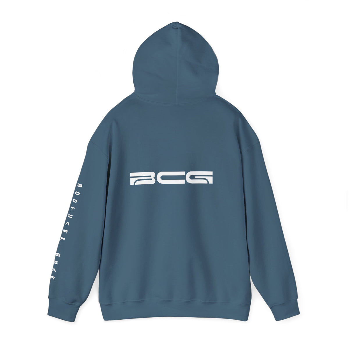 ML Hoodie – Bootcamp Gear Sleeve Stack (Indigo Blue)