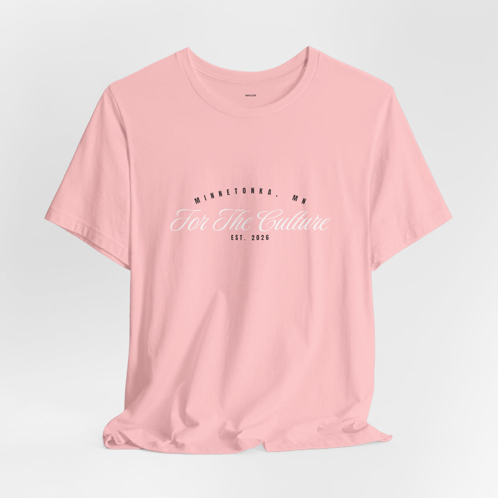 ML Tee – Script Arc (Pink)