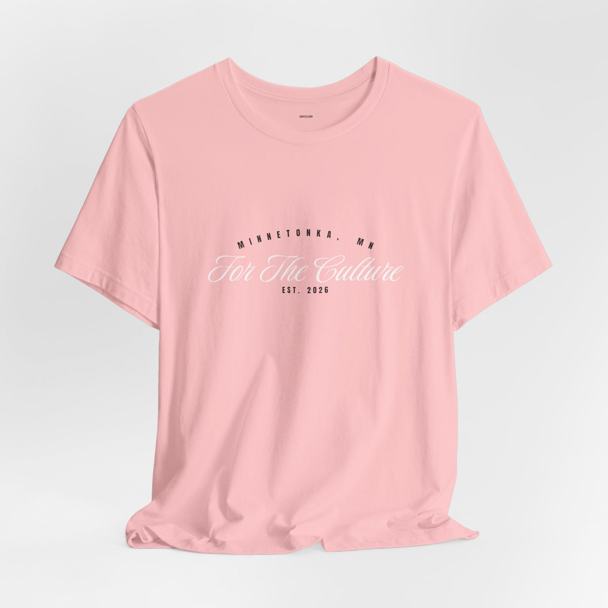 ML Tee – Script Arc (Pink)