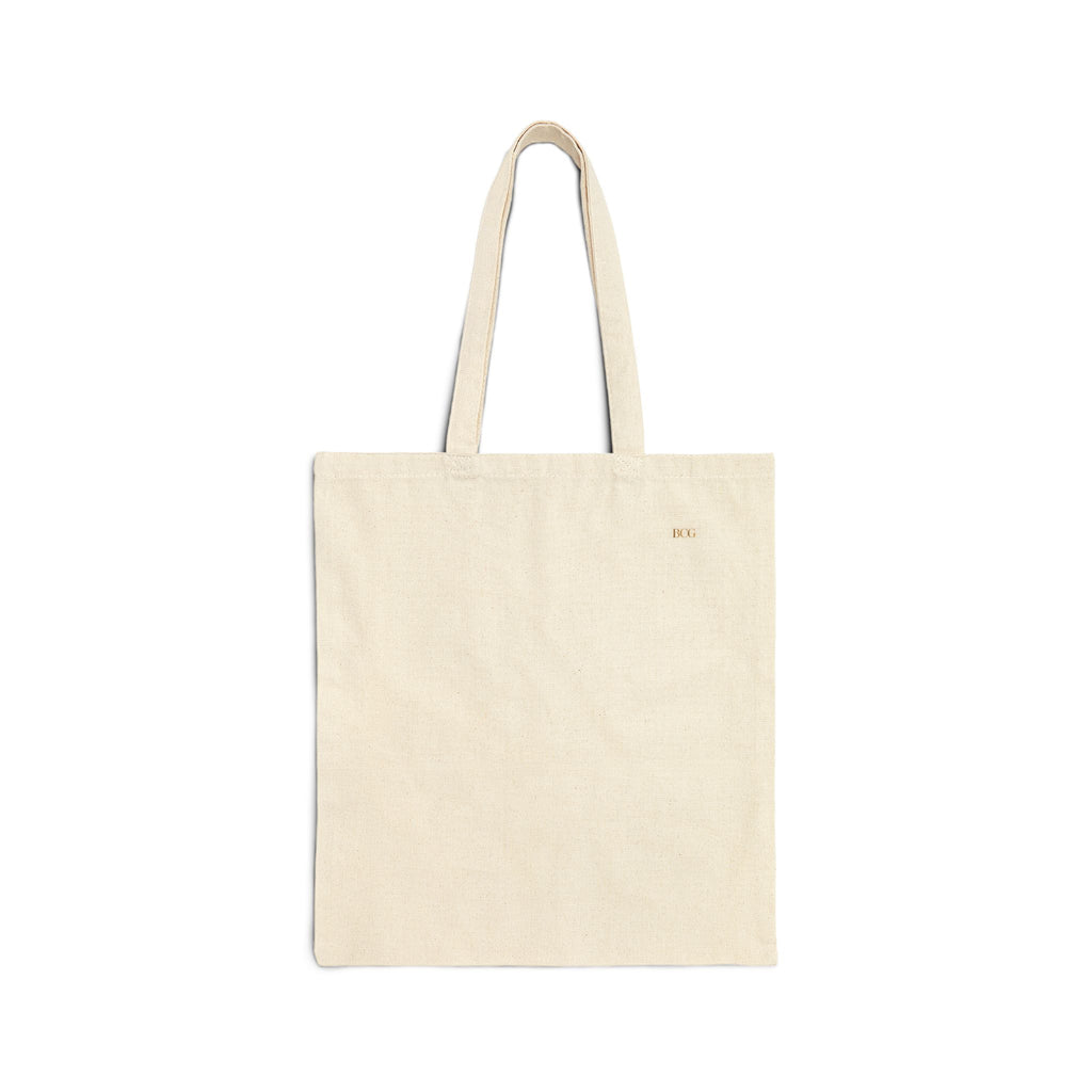 Minimal Canvas Tote Bag - Natural Cotton Grocery & Everyday Carry