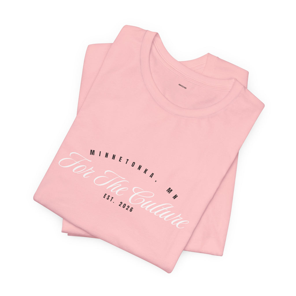 ML Tee – Script Arc (Pink)
