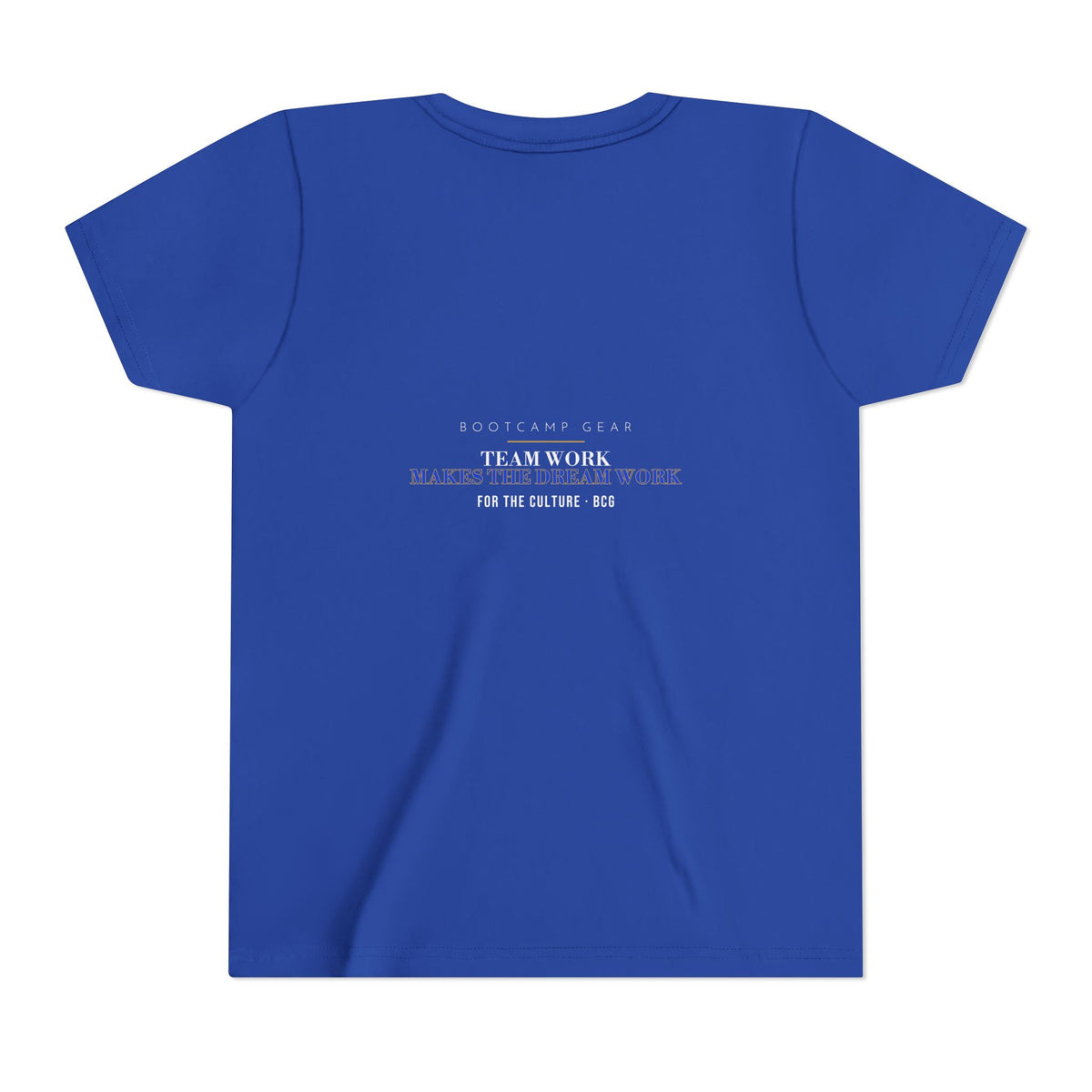 Team Work Tee – Team Work Makes The Dream Work (True Royal) – Youth