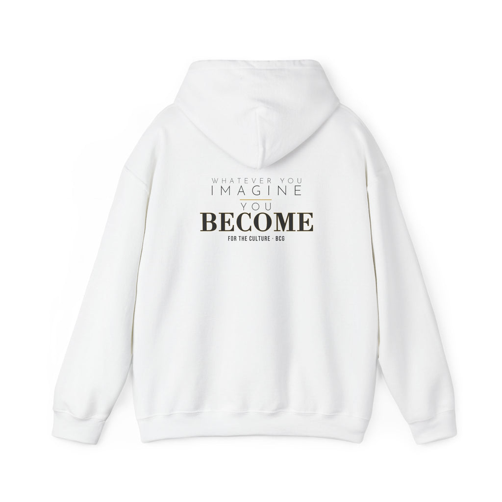 Quote Trilogy Hoodie – Become (White)