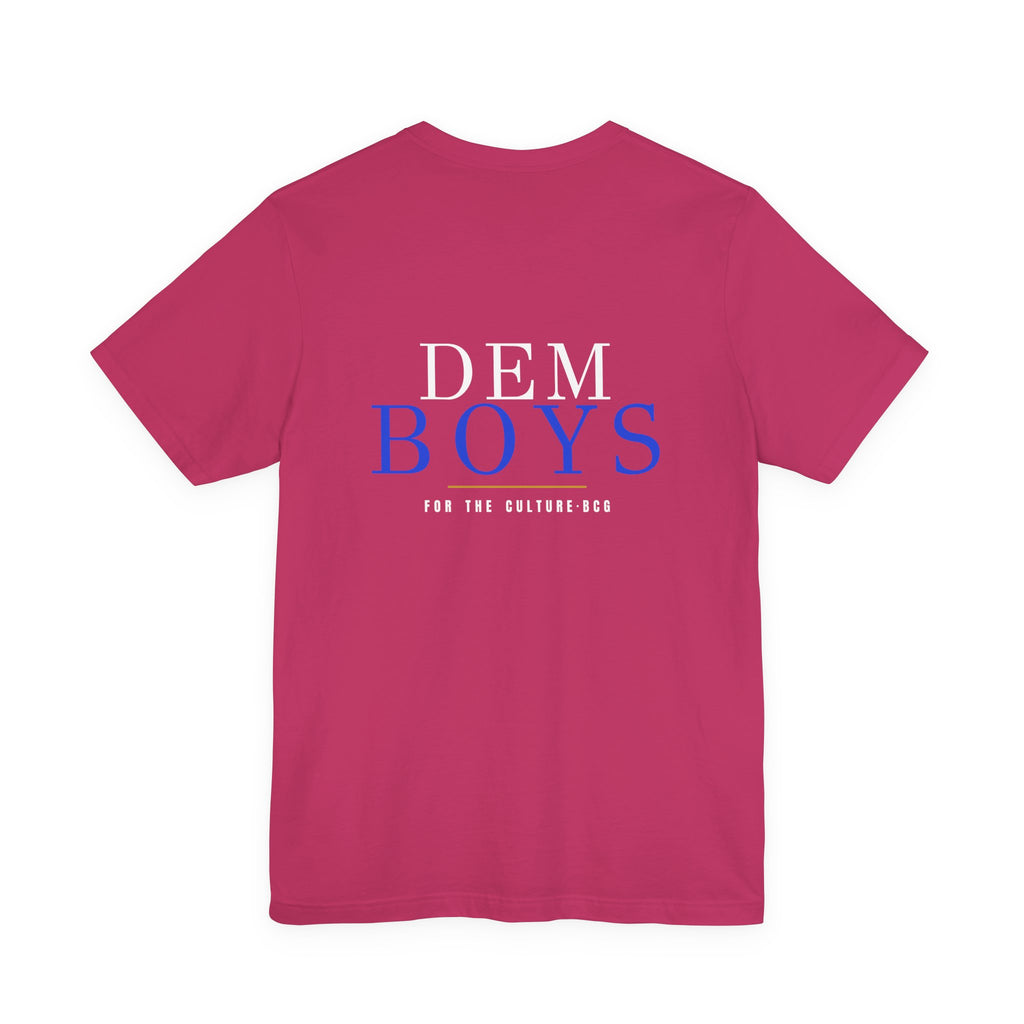 ML Tee – Dem Boys Didot Back (Berry)