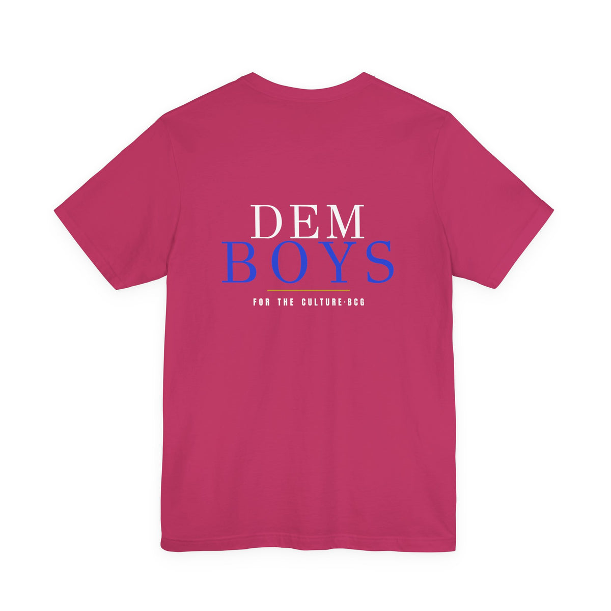 ML Tee – Dem Boys Didot Back (Berry)