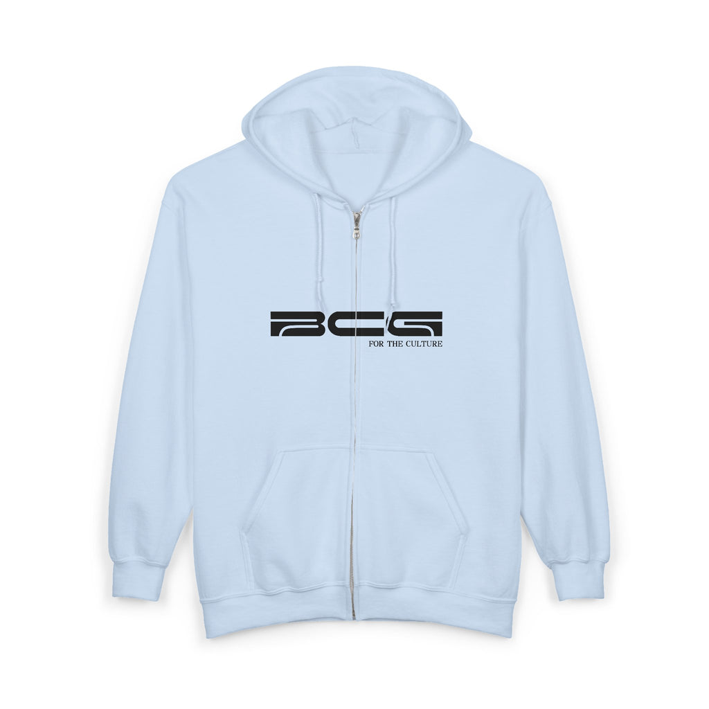 ML Zip Hoodie – Light Blue