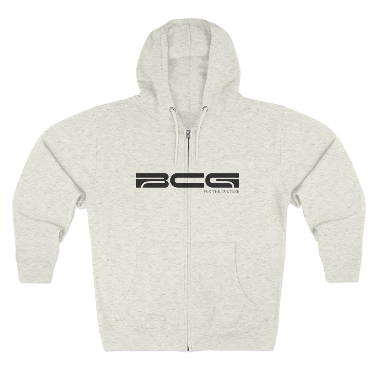 ML Zip Hoodie – Beige