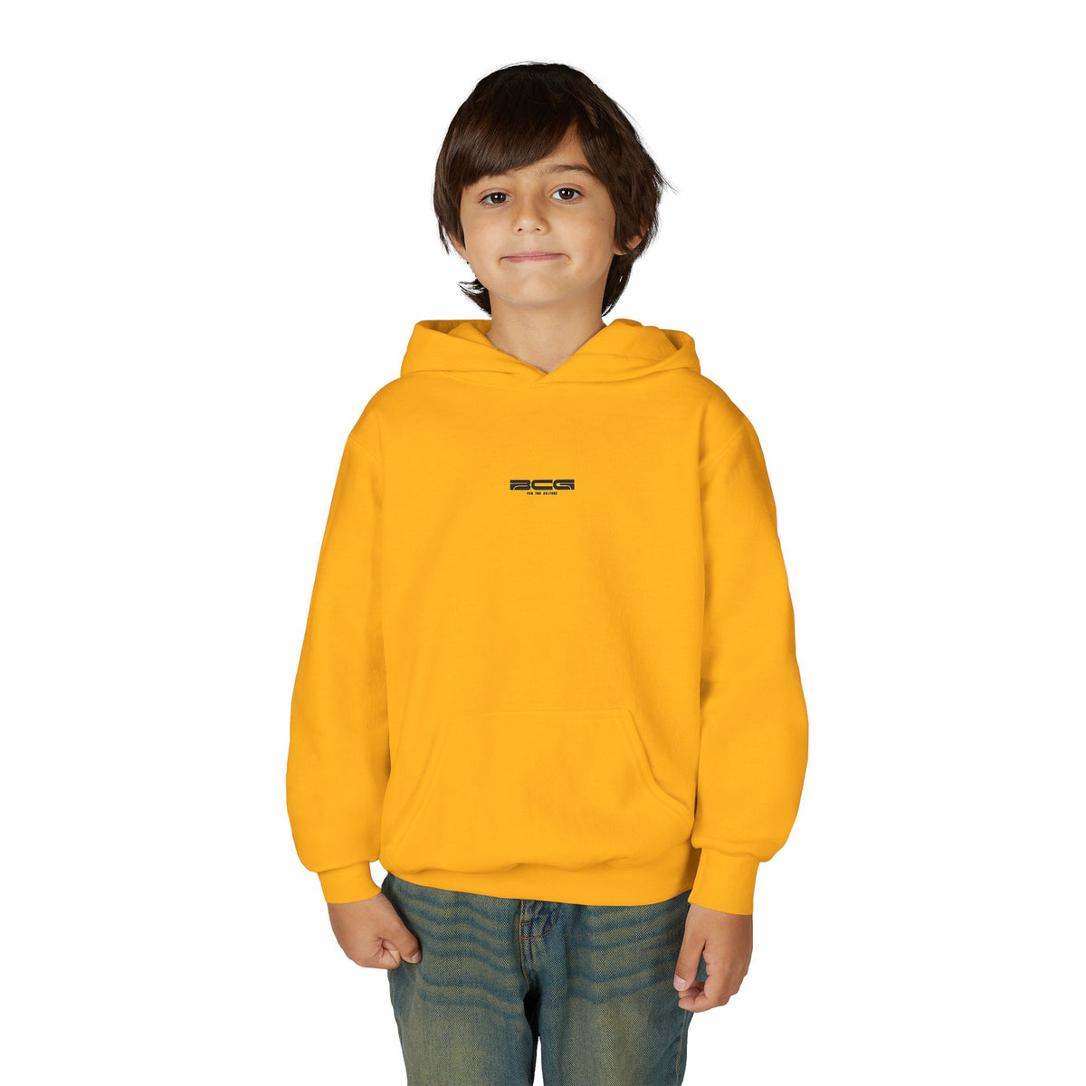ML Hoodie – Built Not Bought Back (Gold) – Youth