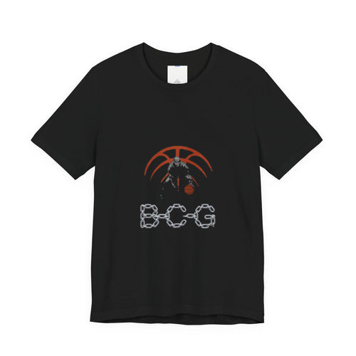 Basketball Chain Logo Tee — 'BCG' Graphic Sports T-Shirt