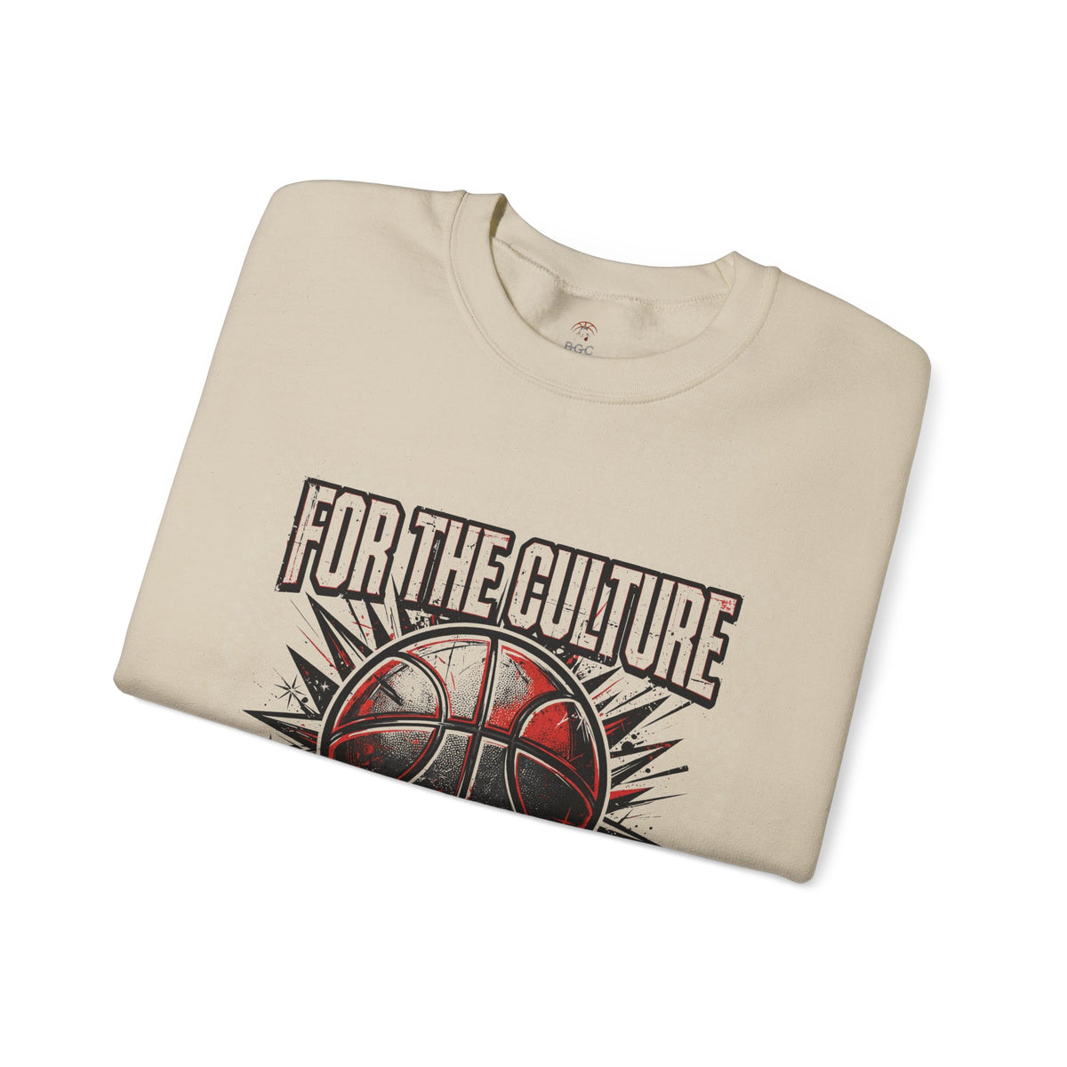 For The Culture Basketball Crewneck Sweatshirt - Rootcamp Gear Graphic Pullover