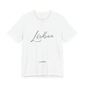 NCG Tee – Lisbon Script (White)