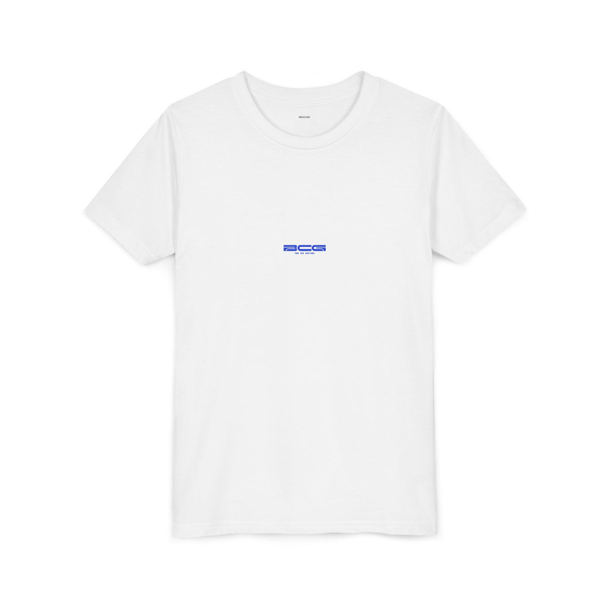 ML Tee – Be A Part Serif Cut Back (White) – Youth
