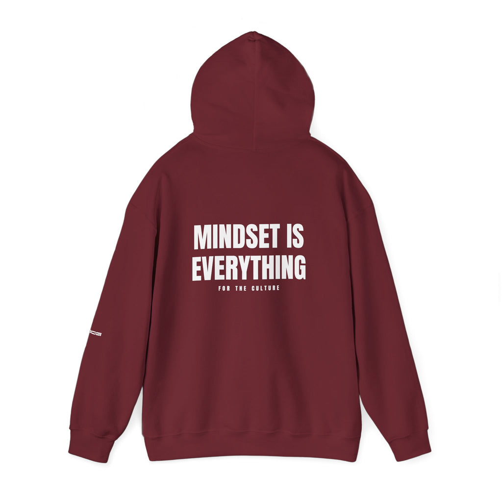 ML Hoodie – Mindset Is Everything Back (Garnet)
