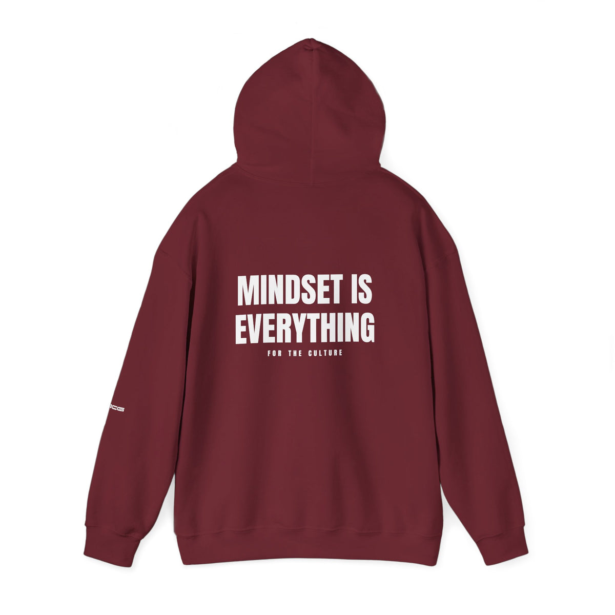 ML Hoodie – Mindset Is Everything Back (Garnet)
