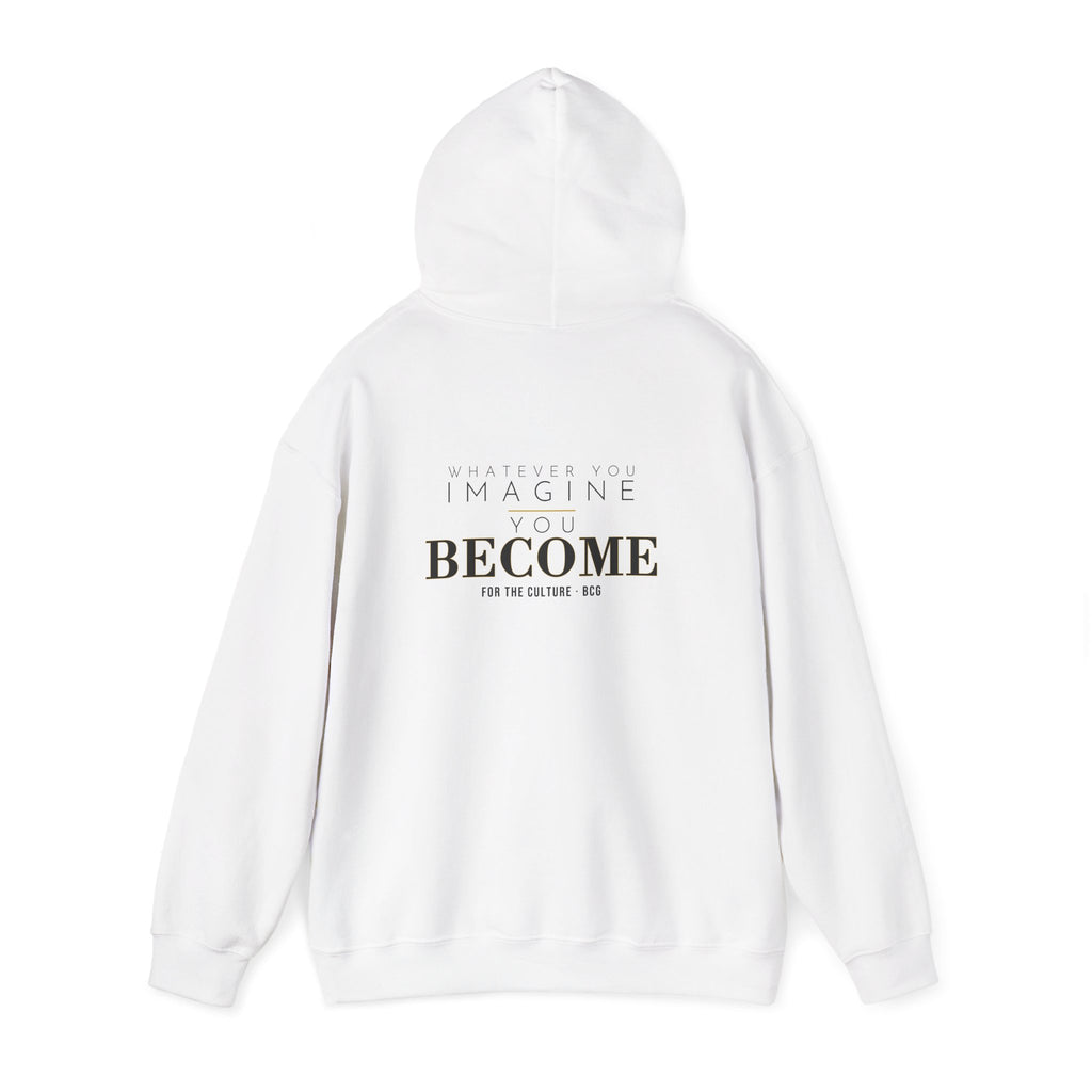 Quote Trilogy Hoodie – Become (White)