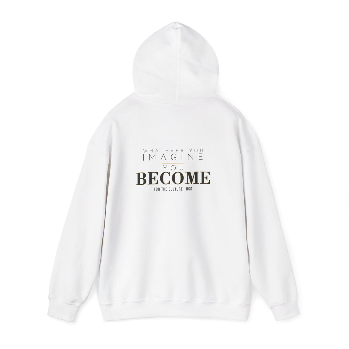 Quote Trilogy Hoodie – Become (White)