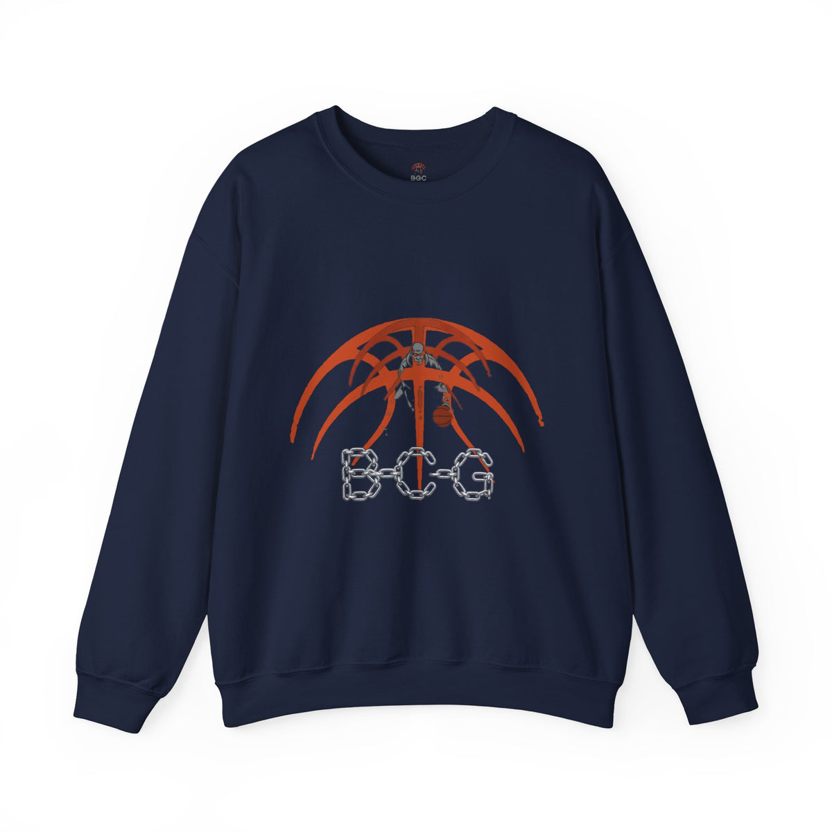 Basketball Chain Logo Crewneck Sweatshirt