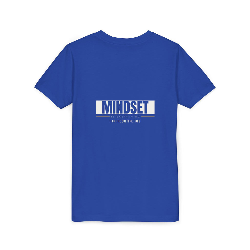 Mindset Tee – Mindset Is Everything (True Royal) – Youth