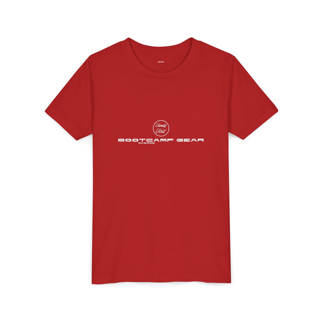 Family First Tee – Madrid (Red) – Youth