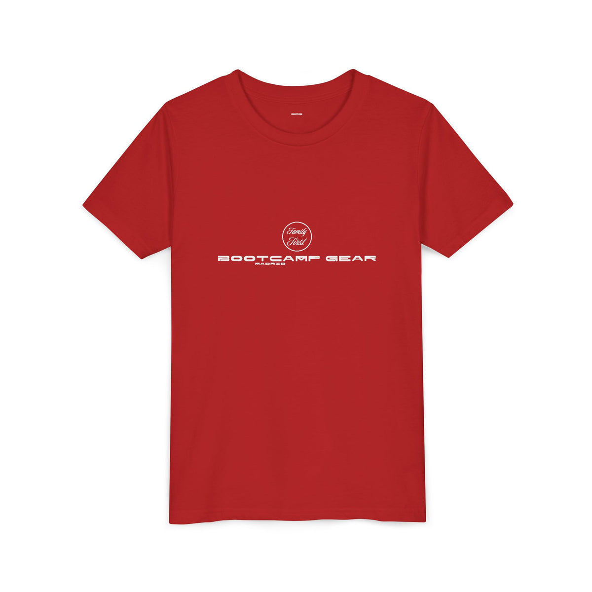 Family First Tee – Madrid (Red) – Youth