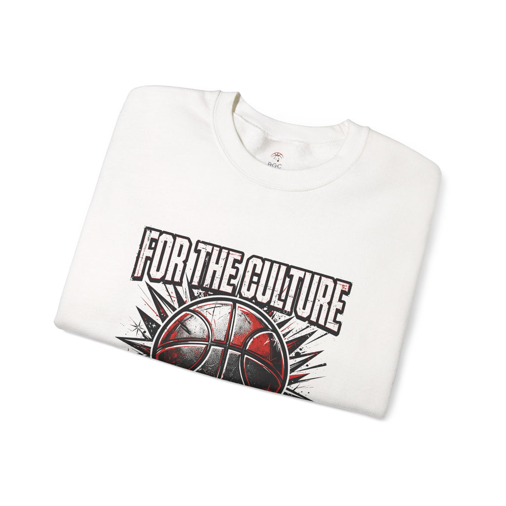 For The Culture Basketball Crewneck Sweatshirt - Bootcamp Gear Graphic Pullover