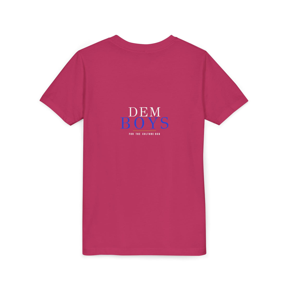 ML Tee – Dem Boys Didot Back (Berry) – Youth