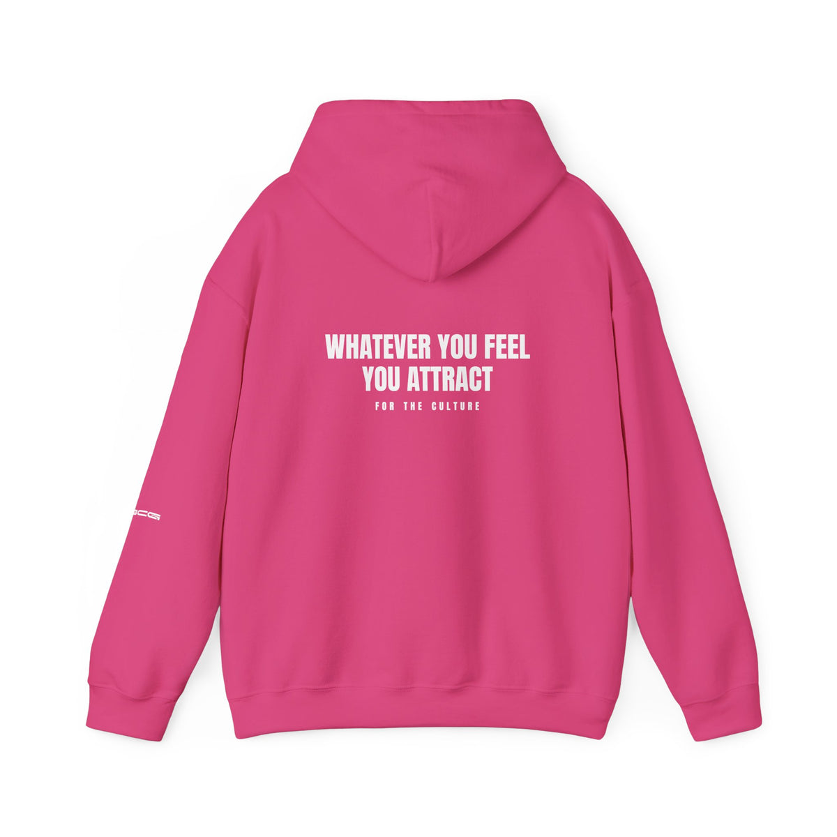 ML Hoodie – Whatever You Feel Back (Heliconia)