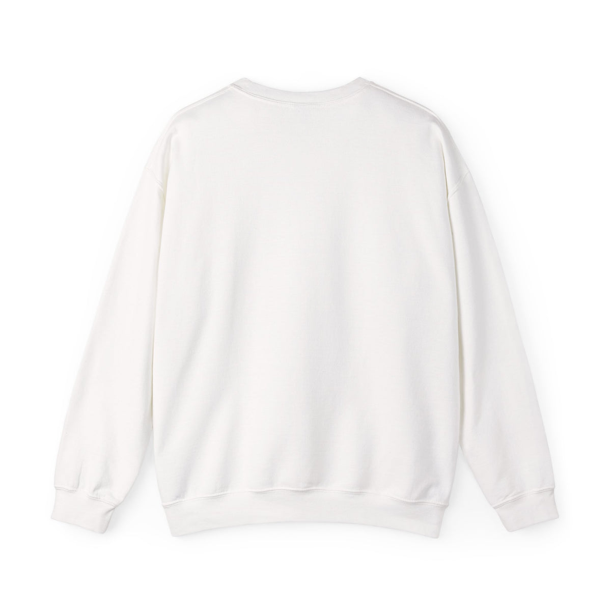 Crewneck Sweatshirt — Minimalist Tiny "PK" Embroidered White Pullover