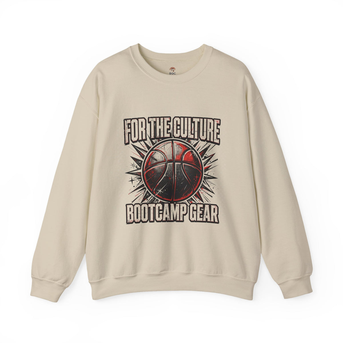 For The Culture Basketball Crewneck Sweatshirt - Rootcamp Gear Graphic Pullover