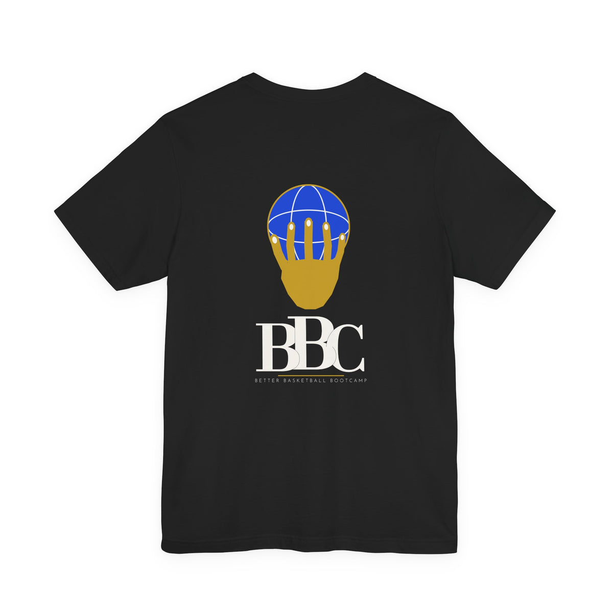 Hand & Ball Tee – The Emblem Interlock Serif (Black)