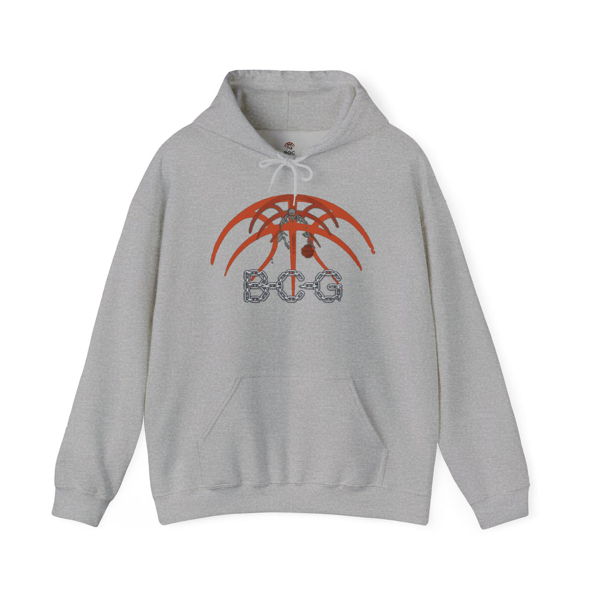 Palm Tree & Chain Logo Hoodie — BCG Graphic Pullover
