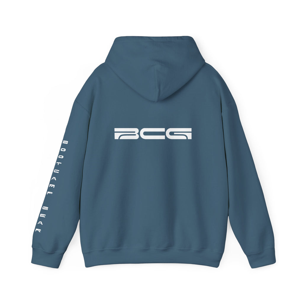 ML Hoodie – Bootcamp Gear Sleeve Stack (Indigo Blue)