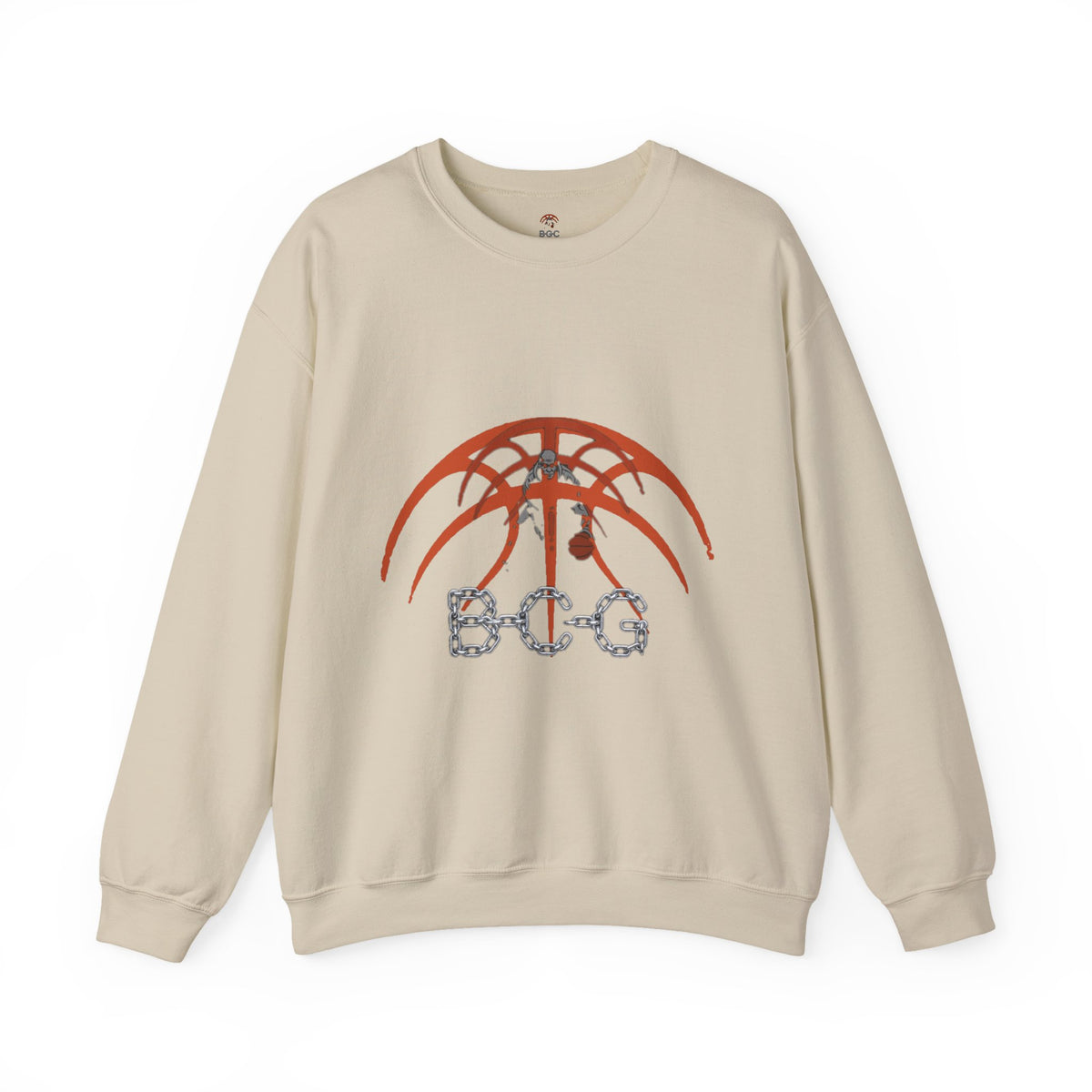 Basketball Chain Logo Crewneck Sweatshirt