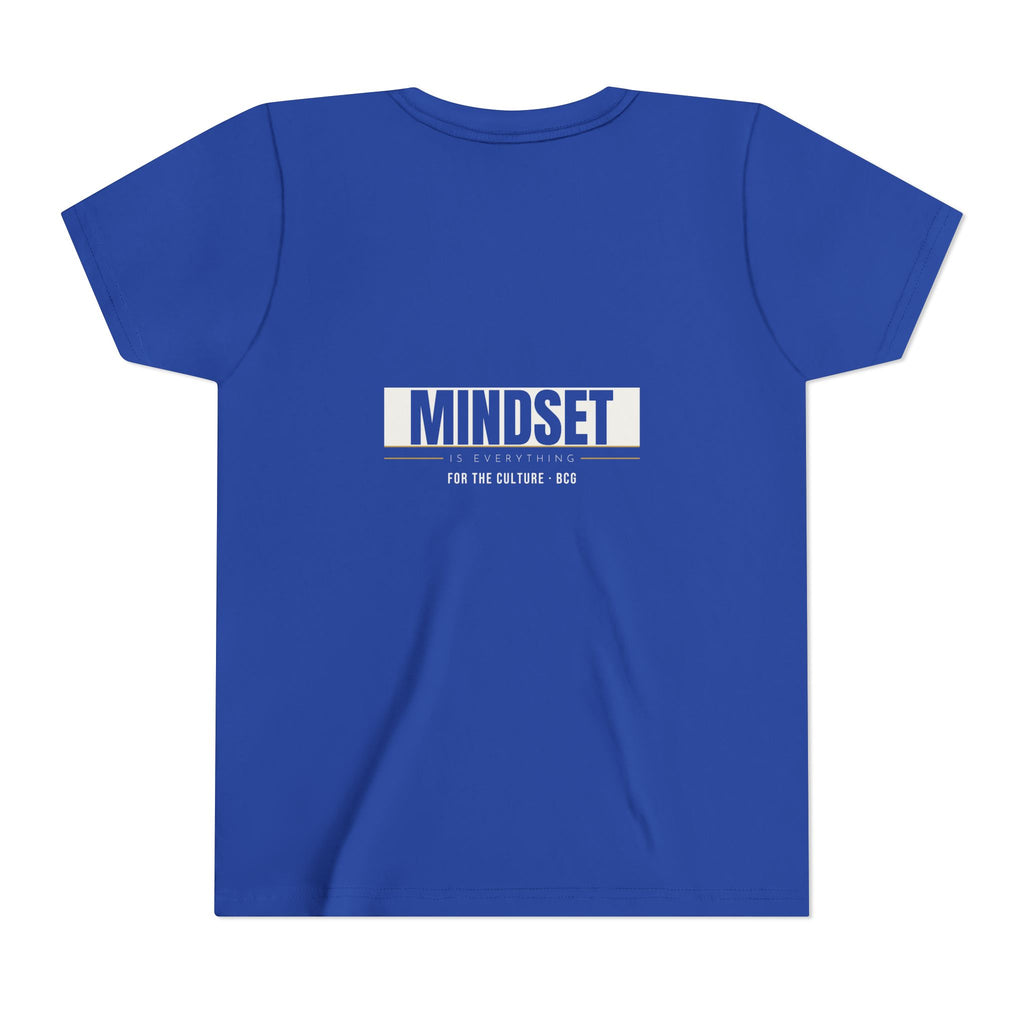Mindset Tee – Mindset Is Everything (True Royal) – Youth