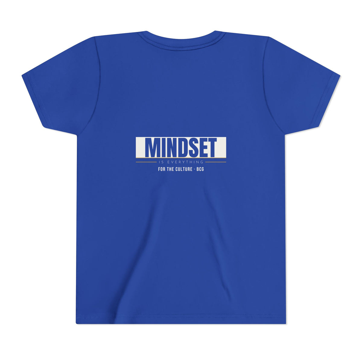 Mindset Tee – Mindset Is Everything (True Royal) – Youth