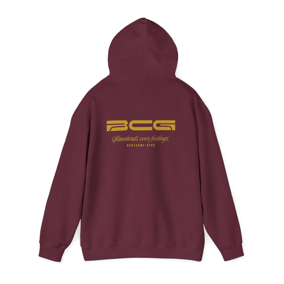 ML Hoodie – Standards Back (Maroon)