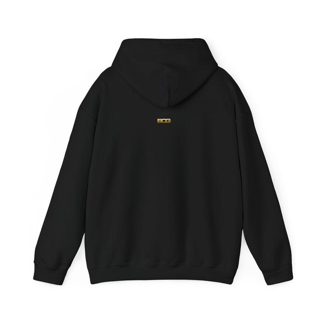 Basketball Graphic Hoodie – "Nothing But Net" Retro Court Design