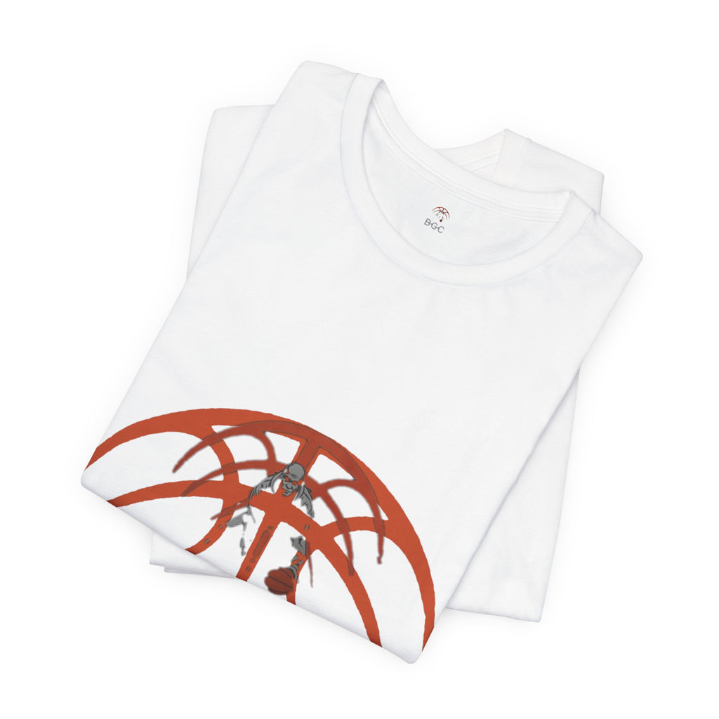 Basketball Chain Logo Tee — 'STG' Graphic Sports T-Shirt