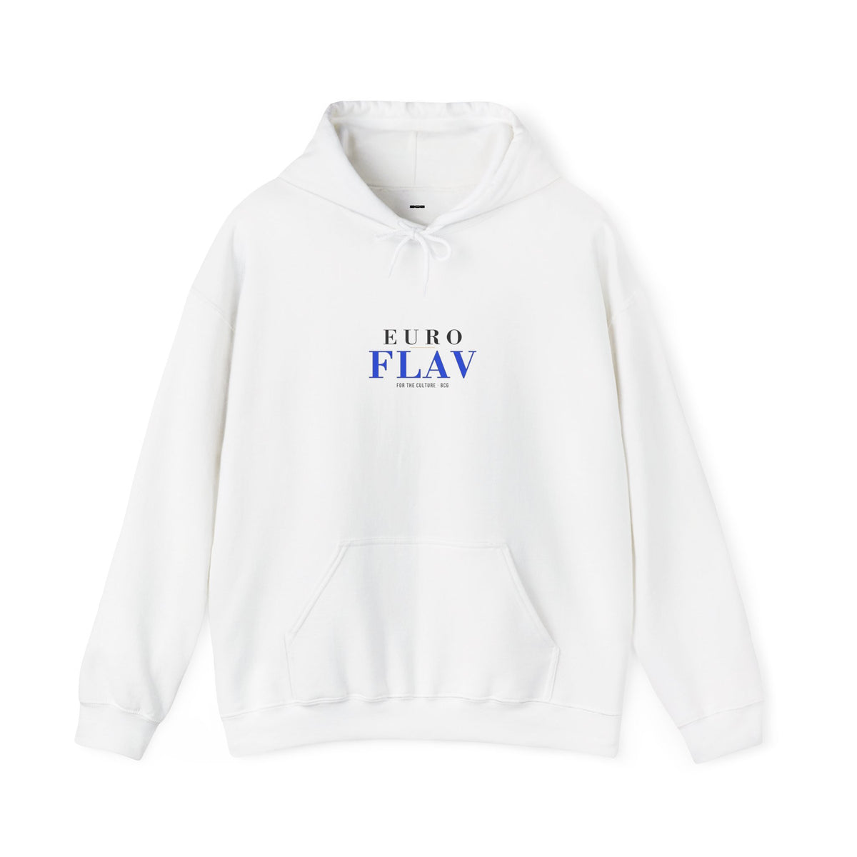 Euro Flav Hoodie – The Euro Serif – White