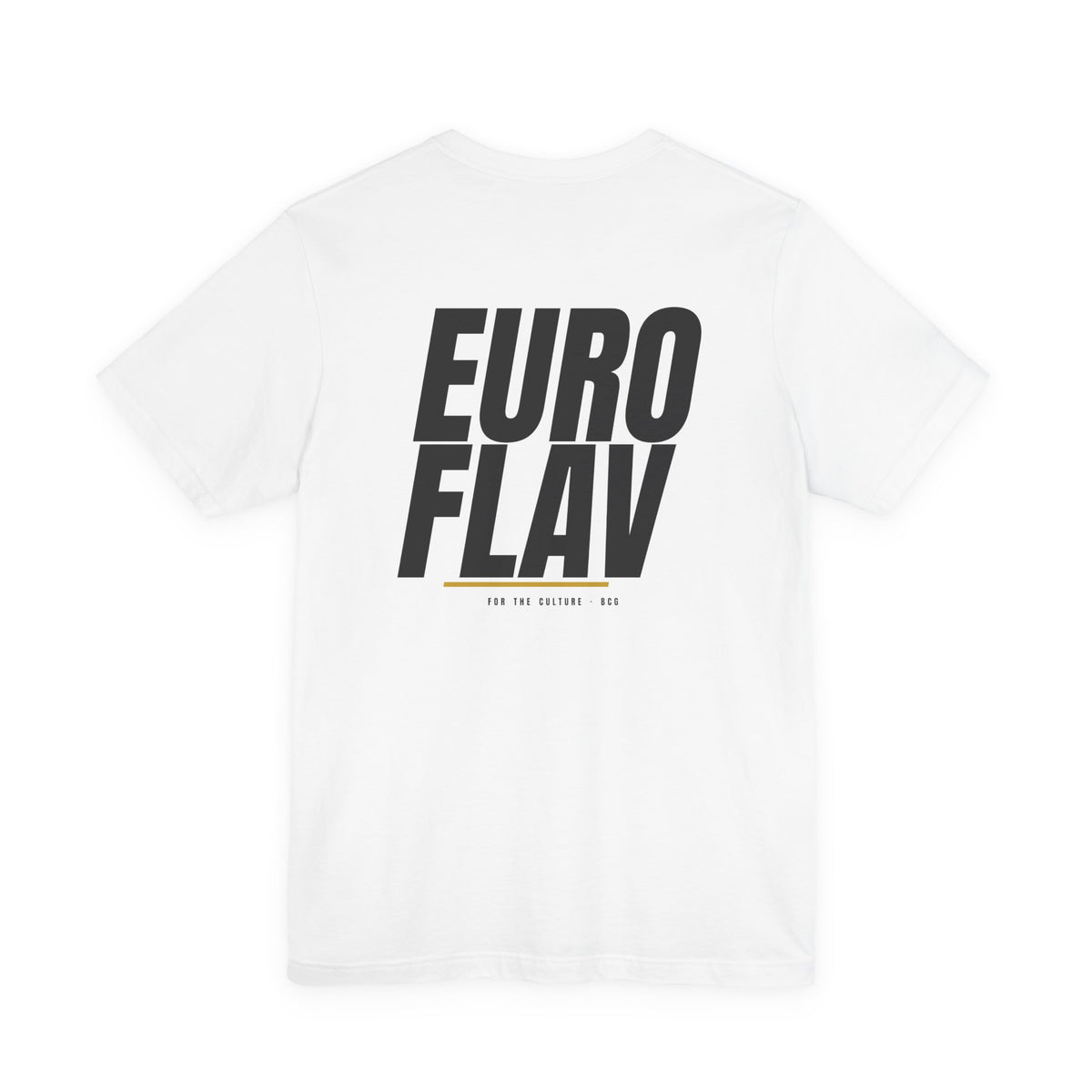 Euro Flav Tee – Dem Boys Script (White)