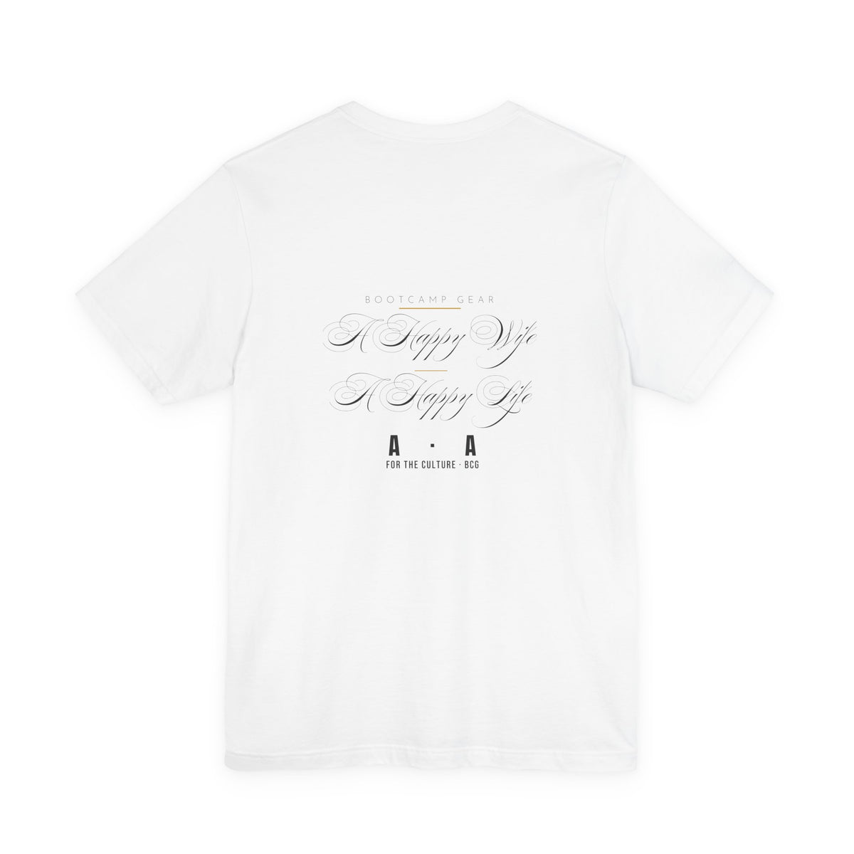 Happy Wife Tee – A Happy Wife · A Happy Life (The Script)
