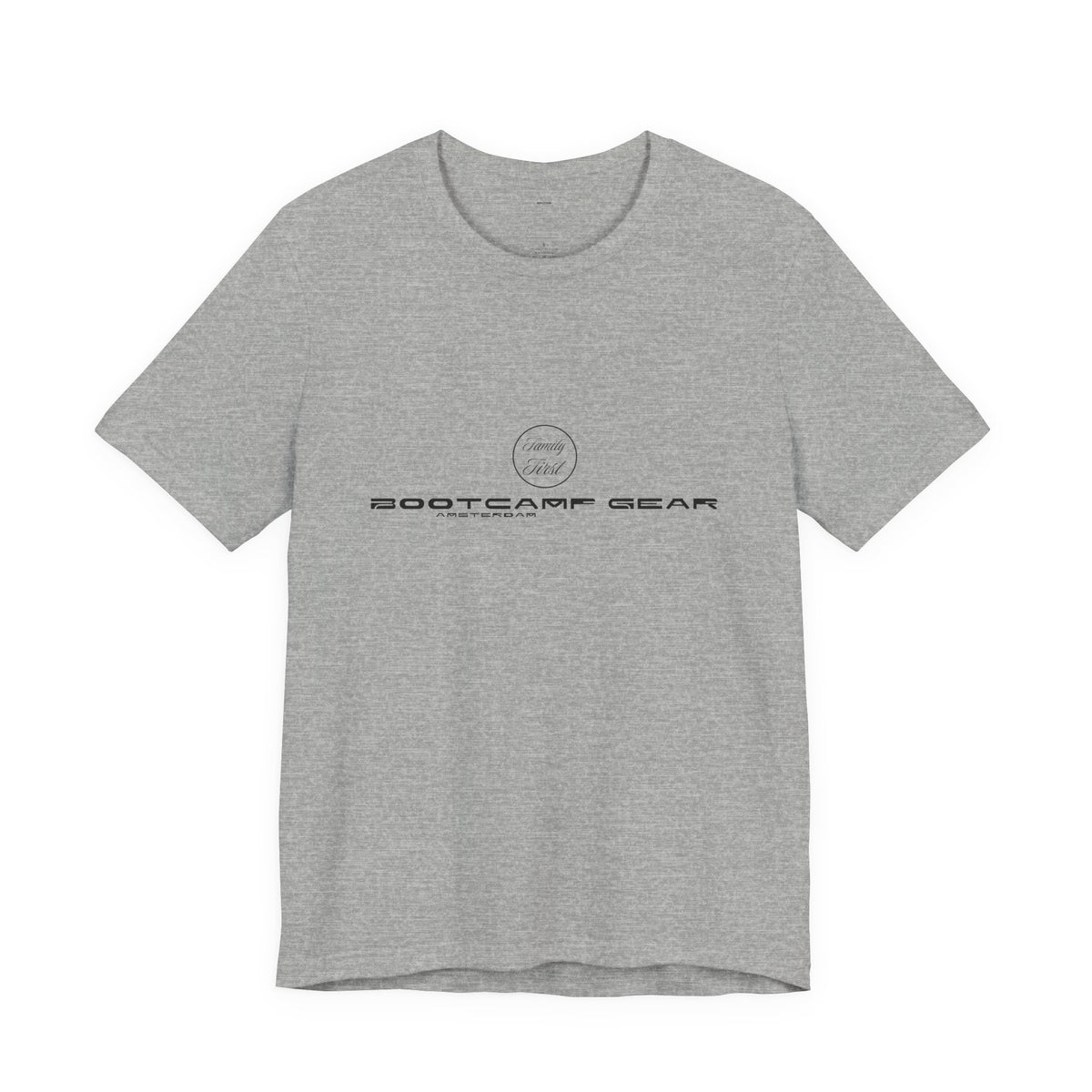 Family First Tee – Amsterdam (Athletic Heather)