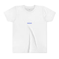 ML Tee – Be A Part Serif Cut Back (White) – Youth